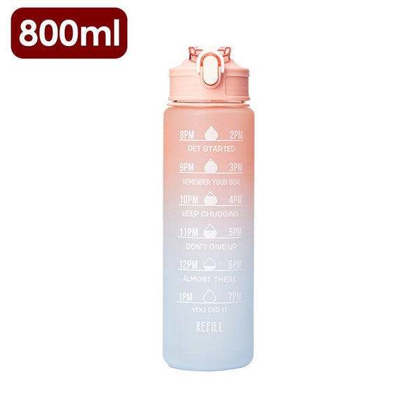 Bouteille d'eau de Sport 800ml pour Camping Voyage Gym Cyclisme, école