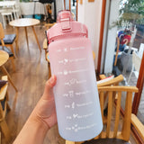 Bouteille d'eau  2 Litre de Sport pour Camping Voyage Gym Cyclisme, école