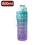 Bouteille d'eau de Sport 800ml pour Camping Voyage Gym Cyclisme, école